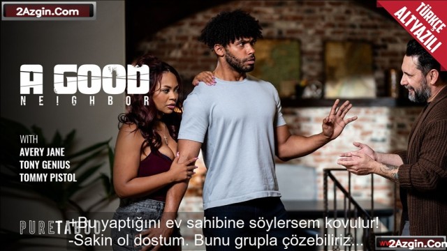 Eve erkek getiren dadı kızı yakalayan sapkın komşu şantajla sikişti